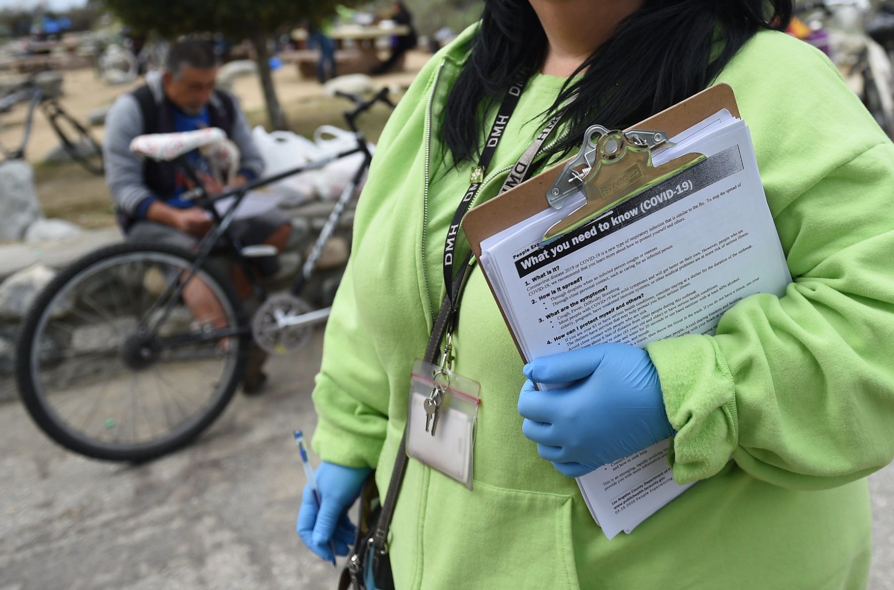 LA County mental health worker